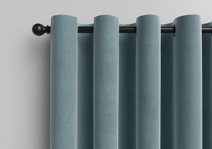 Ultra Luxe Velvet, Blue Cloud - Made to Measure Curtains - Image 12